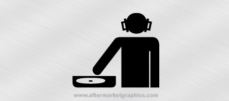 Disc Jockey Decal 02